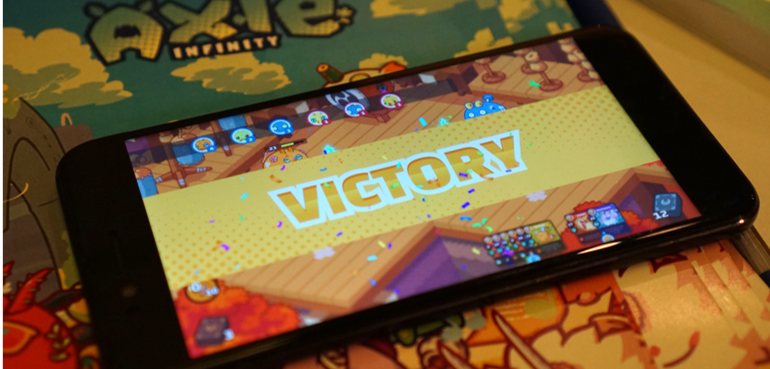 Vitcory bei Axie Infinity auf Iphone