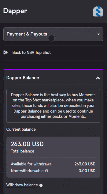 NBA Top Shot Change Avatar and Username
