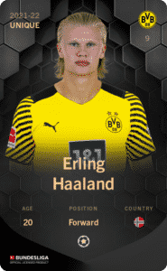 Erling Haaland Unique Sorare