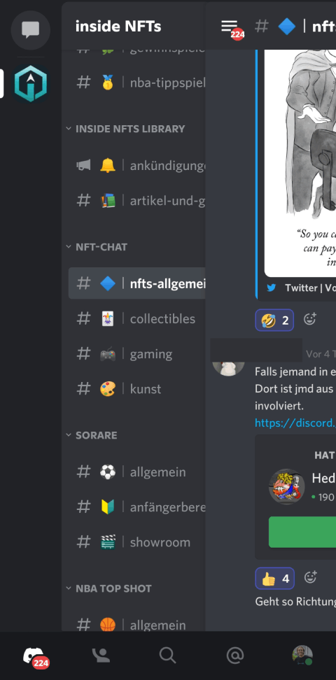 NFT Discord Community Screenshot