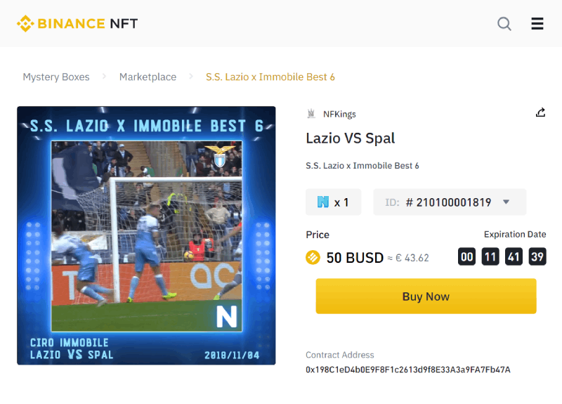 Binance NFT kaufen