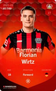 Florian Wirtz Rare Sorare Karte