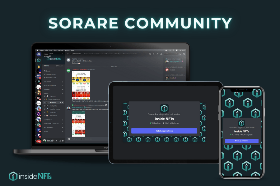 inside NFTs ist eine der größten deutschsprachigen Sorare Communities