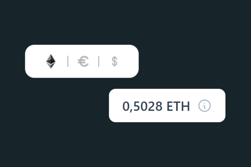 prorare supports ether euro and us dollar