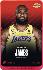Die Rare Karte in Sorare vom King LeBron James